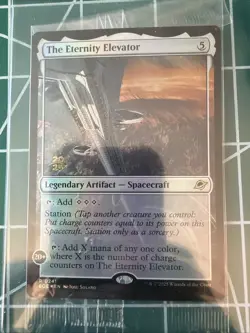 The Eternity Elevator MTG Edge of Eternities Sealed Stamped Prerelease Foil - Image 1