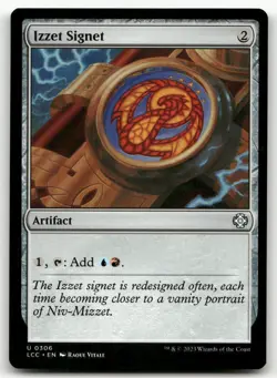 Izzet Signet #306 (NM) Lost Caverns of Ixalan LCC Magic MTG - Image 1
