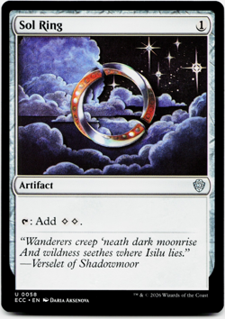 Sol Ring [Commander: Lorwyn Eclipsed] MTG Magic - ECC 0058 NM - Image 1