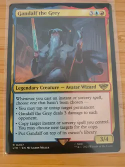MTG Gandalf The Grey 0207 Lord of the Rings M/NM Free UK P&P - Image 1