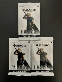 MTG x Final Fantasy Play Boosters Packs x3 - Image 1