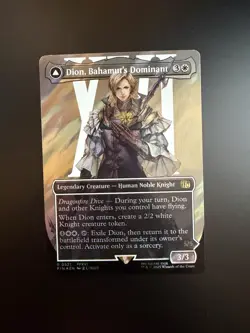 MTG Final Fantasy English Dion, Bahamut's Dominant Borderless 0521 Surge Foil - Image 1