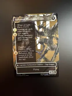 MTG Final Fantasy English Dion, Bahamut's Dominant Borderless 0521 Surge Foil - Image 2