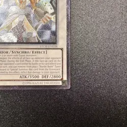 Yugioh! Thor, Lord of the Aesir Unlimited Edition Ultimate Rare STOR-EN038 NM - Image 4