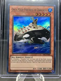 YuGiOh - ORCA MEGA-FORTRESS OF DARKNESS - IOC-EN084 (25th) - Super Rare - NM - Image 2
