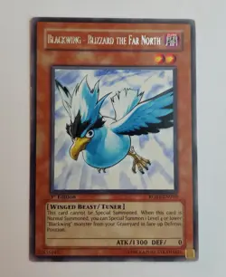 Blackwing Blizzard the Far North RGBT-EN010 1st Edition Raging Battle Yu-Gi-Oh! - Image 1