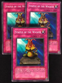 Yugioh Statue of the Wicked PGD-046 Super x3 (MP) - Image 1