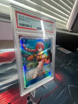 2025 One Piece OP 10-058 En Super Rare Rebecca PSA 10 - Image 4