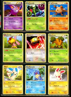 2010 Pokemon UNLEASHED Set HeartGold & SoulSilver Series NON HOLO Cards Lot RARE - Image 2