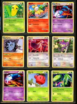 2010 Pokemon UNLEASHED Set HeartGold & SoulSilver Series NON HOLO Cards Lot RARE - Image 3