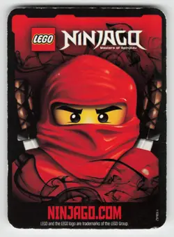 2012 LEGO Ninjago TCG - LLOYD - Non Holo Lightning Character Card #25/125 - Image 2
