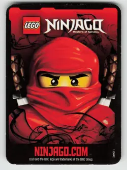 2012 LEGO Ninjago TCG - FLASH N BURN - Holo Card #73/125 - Image 2