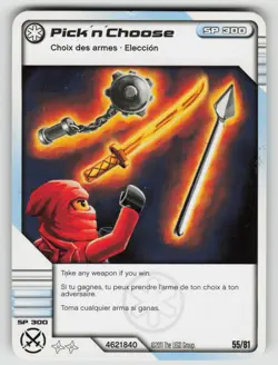 2011 LEGO Ninjago TCG - PICK N CHOOSE - Non Holo Card #55/81 - Image 1