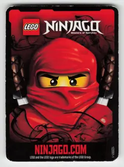 2011 LEGO Ninjago TCG - SENSEI WU - Non Holo Character Card #16/81 - Image 2