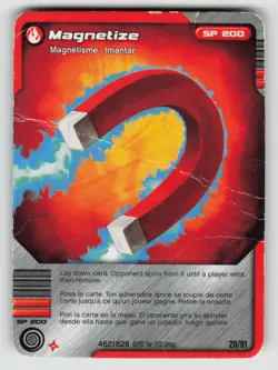 2011 LEGO Ninjago Masters of Spinjitzu - MAGNETIZE Non Holo Card #20/81 - Image 1
