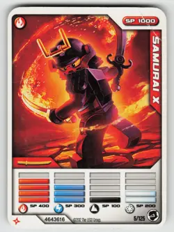 2012 LEGO Ninjago TCG - SAMURAI X - Non Holo Character Card #5/125 - Image 1