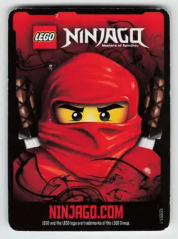 2011 LEGO Ninjago TCG - HURRICANE - Non Holo Lightning Card #33/81 - Image 2