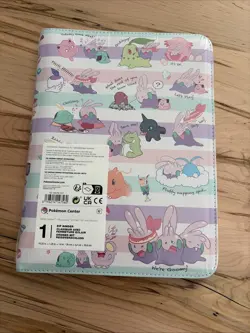 We're Goomy Zip Binder Pokemon Center Exclusive 9 Pocket 360 Cards NEW IN HAND - Image 1