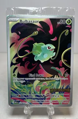 Bulbasaur 133/132 - Mega Evolution - Stamped Promo - Pokemon card - SEALED - Image 1