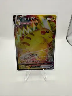 Pokemon Pikachu TCG VMAX SWSH286 Sword & Shield Promo Card Holo NM/M Condition - Image 1