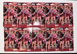 One Piece Card Game EB-03 Heroines Sleeved Booster Pack Lot of 10 Sealed - Image 1