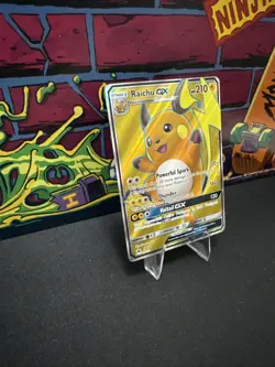 Raichu GX SM90 Sun & Moon Full Art Ultra Rare Holo Promo Pokemon Card - Image 2
