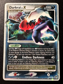 Darkrai LV.X 104/106 D&P Great Encounters Pokemon Card Holo Foil Rare MP - Image 1