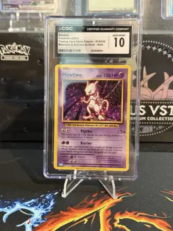 Mewtwo 014/034 Trading Card Game Classic Holo CGC GEM MINT 10!!! - Image 1