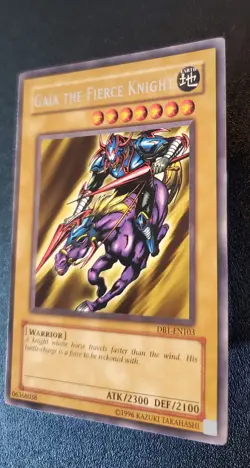 Yu-Gi-Oh! Gaia The Fierce Knight DB1-EN103 Dark Beginning 1 Unlimited NM - Image 3