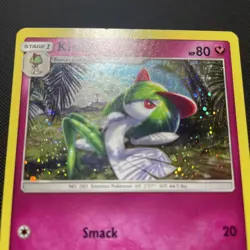 POKEMON KIRLIA 92a/147 UNCOMMON COSMOS HOLO SWIRL ALTERNATE ART LP - Image 4