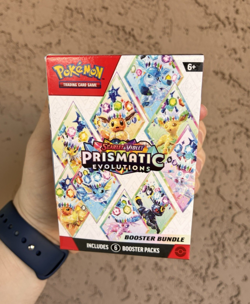 Pokemon Prismatic Evolutions Booster Bundle, 6 English Packs, Factory SEALED!! - Image 1