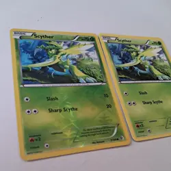 REVERSE HOLO Scyther 7/149 Boundaries Crossed Black & White Pokemon Card - Image 3