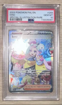 2023 POKEMON PAL EN-PALDEA EVOLVED SPECIAL ILLUSTRATION RARE #269 IONO PSA 10 - Image 1