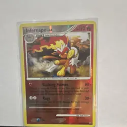 Pokemon TCG Infernape Reverse Holo Rare 31/127 Platinum Stage 2 110HP English - Image 1