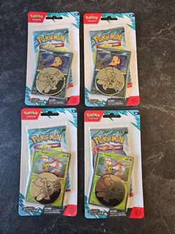 Pokemon Scarlet & Violet: Journey Together 4 Blister Packs With Yanma & Scraggy - Image 1