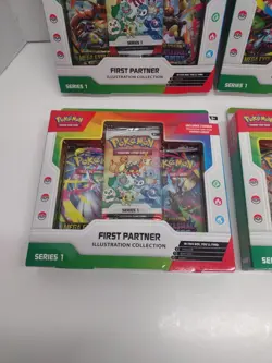 4x Pokemon TCG First Partner Illustration Collection Series 1 Box Sealed 4x - Image 2