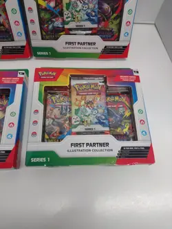 4x Pokemon TCG First Partner Illustration Collection Series 1 Box Sealed 4x - Image 3