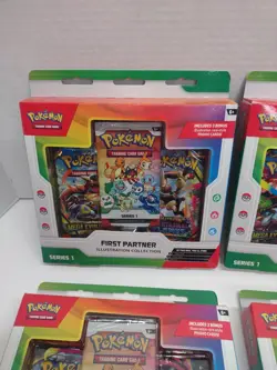 4x Pokemon TCG First Partner Illustration Collection Series 1 Box Sealed 4x - Image 5