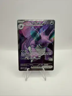 Pokemon TCG Team Rockets Nidoking EX 216/182 Destined Rivals Ultra Rare Full Art - Image 1