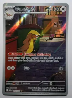 Pokemon Gumshoos #153/132 Illustration Rare - Me01: Mega Evolution - (NM) - Image 1