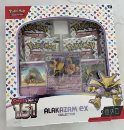 Pokemon TCG: Scarlet & Violet-151 Alakazam ex Collection Booster Box New Sealed 820650855269 - Image 1