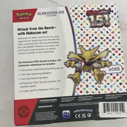 Pokemon TCG: Scarlet & Violet-151 Alakazam ex Collection Booster Box New Sealed 820650855269 - Image 2