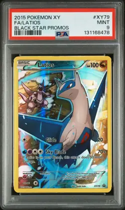 2015 POKEMON XY BLACK STAR PROMO LATIOS #XY79 HOLO PSA 9 MINT #131168478 - Image 1
