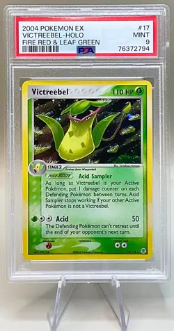 Pokemon Victreebel #17/112 Holo Rare - 2004 EX Fire Red & Leaf Green - PSA 9 MT! - Image 1