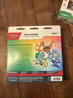 4 x FIRST PARTNER ILLUSTRATION COLLECTION BOOSTER PACKS POKEMON TCG - IN HAND - Image 2