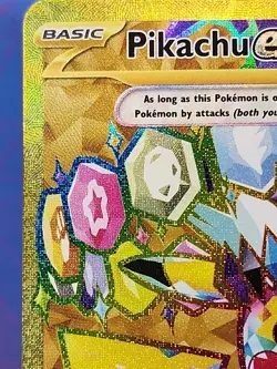 Pokemon TCG Pikachu Ex 247/191 Hyper Rare Gold Surging Sparks Full Art SSP ENG - Image 2