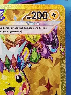 Pokemon TCG Pikachu Ex 247/191 Hyper Rare Gold Surging Sparks Full Art SSP ENG - Image 3