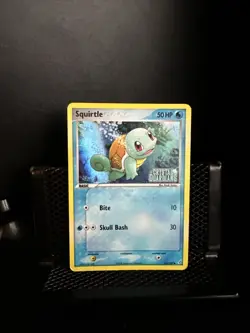 Pokemon TCG Squirtle EX Crystal Guardians 63/100 Reverse Holo Common - Image 1