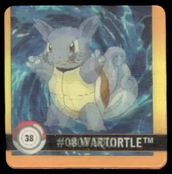Pokemon TCG Premier Edition #38 Squirtle/Wartortle Action Flipz - Image 1