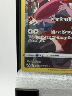 Braixen TG01/TG30 Pokemon Silver Tempest Trainer Gallery Alt Art English NM - Image 3